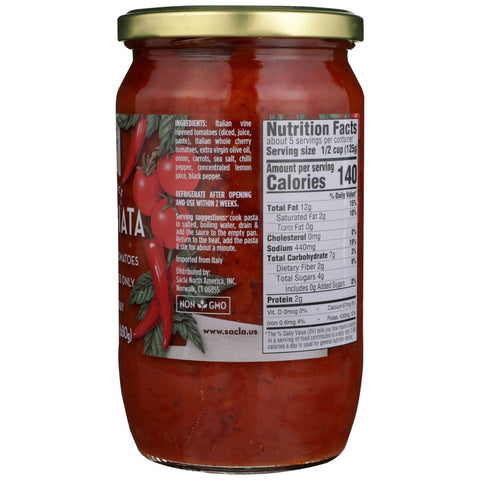 SACLA: Whole Cherry Tomatoes Arrabbiata Pasta Sauce, 24 oz