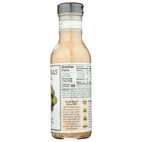 BRIANNA'S: Champagne Style Vinaigrette Dressing, 12 oz