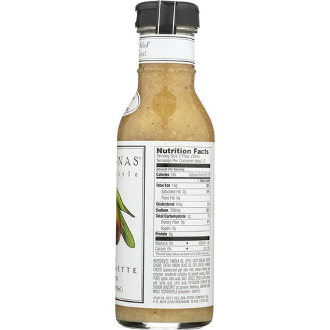 BRIANNAS DRESSING: Home Style Italian Vinaigrette, 12 oz