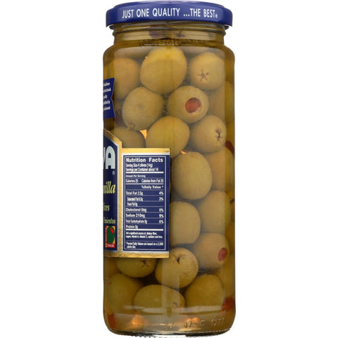 GOYA: Olives Spanish Manzanilla with Stuffed Minced Pimientos, 6.75 oz