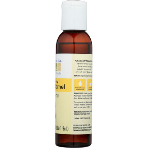 AURA CACIA: Natural Skin Care Oil Rejuvenating Apricot Kernel, 4 Oz