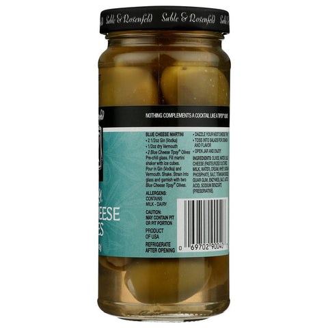 SABLE & ROSENFELD: Tipsy Olive Stuffed Blue Cheese, 5 oz