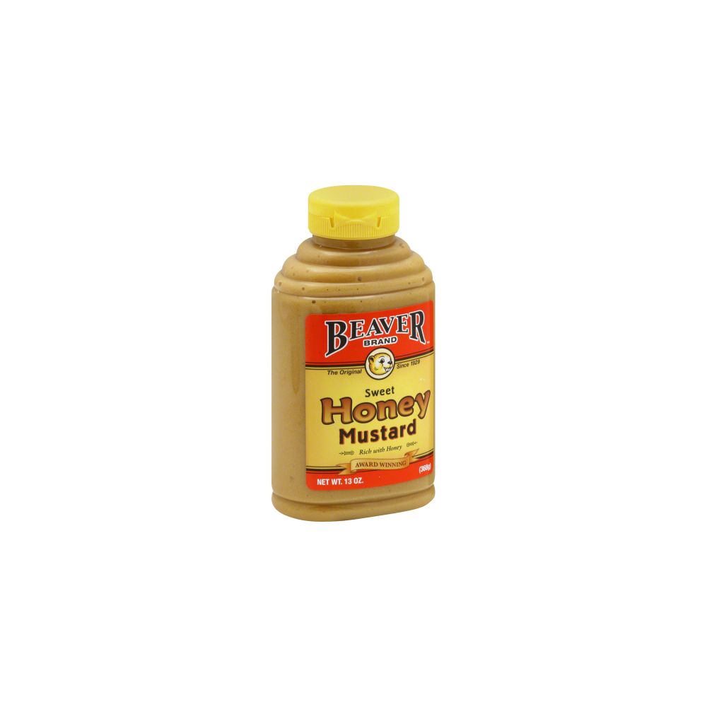 BEAVER: Honey Mustard Squeeze Bottle, 13 oz