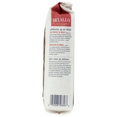 DELALLO: Organic Elbows Pasta No. 52, 16 oz