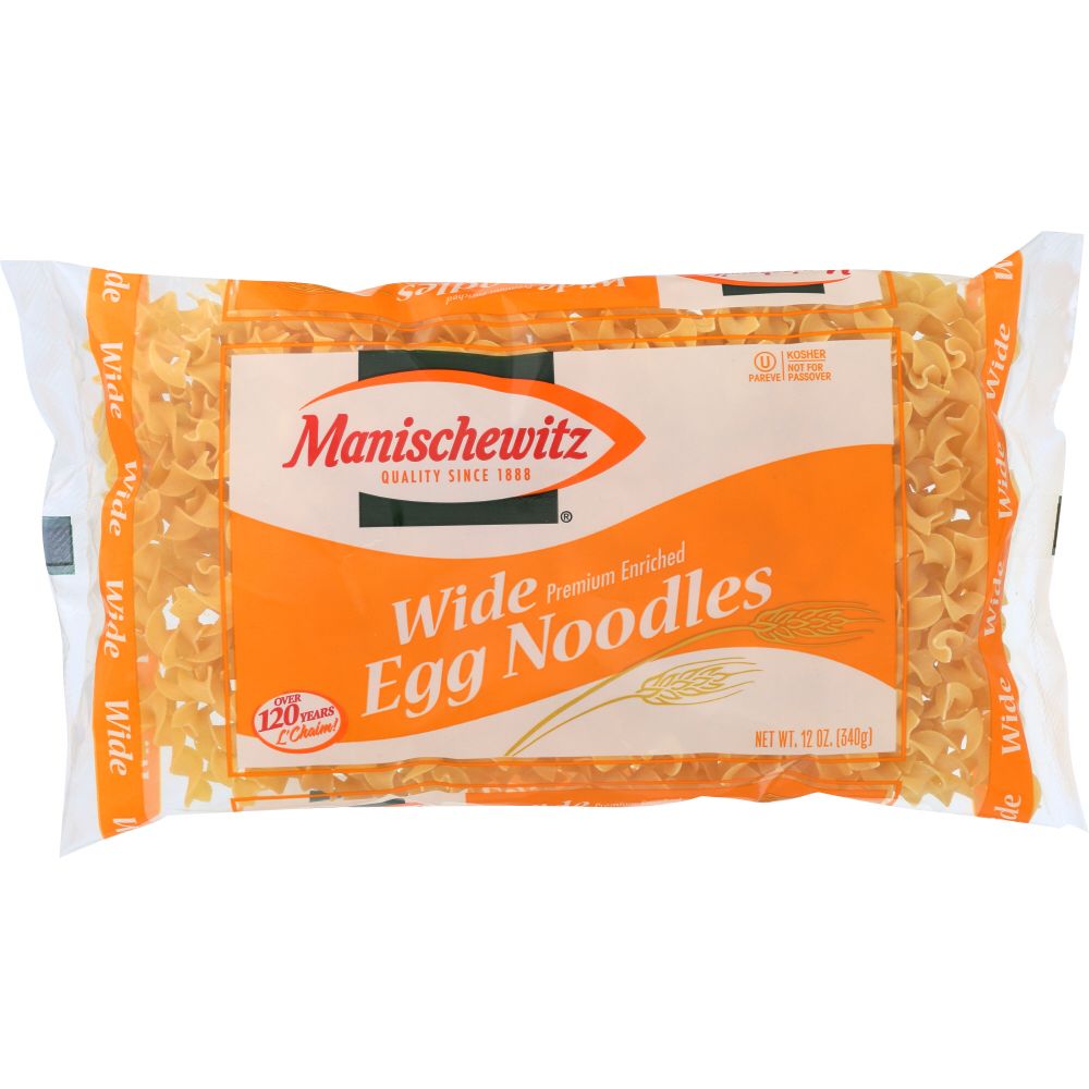 MANISCHEWITZ: Noodle Egg Wide, 12 oz