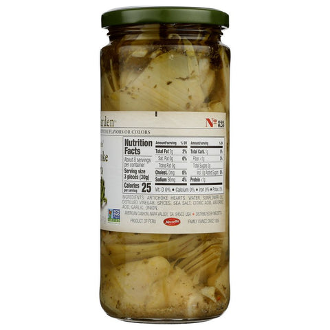 JEFFS NATURALS: Marinated Artichoke Hearts, 14.5 fl oz