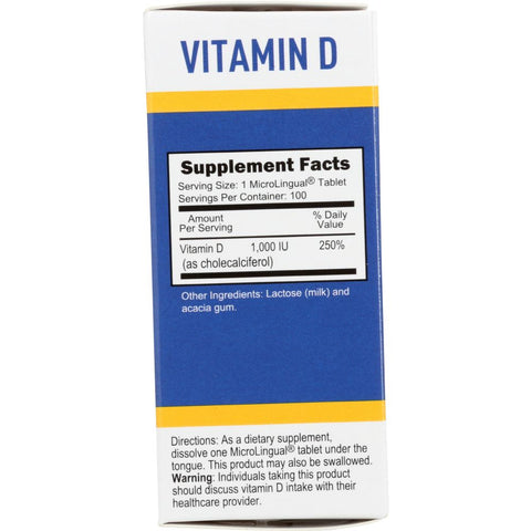 SUPERIOR SOURCE: Vitamin D3 1000 IU, 100 tb