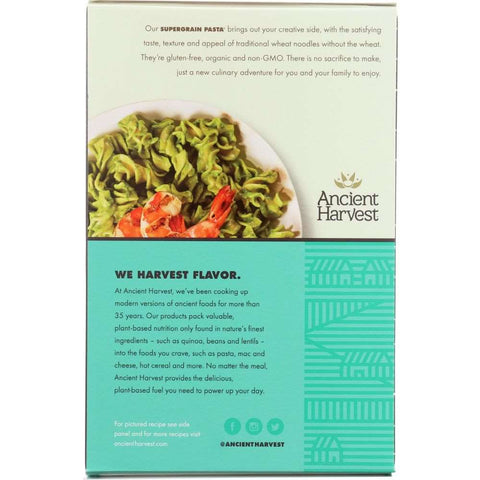 ANCIENT HARVEST: Organic Supergrain Pasta Rotini Gluten Free, 8 oz