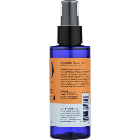 EO PRODUCTS: Organic Deodorant Spray Citrus, 4 Oz