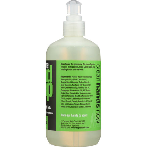 EVERYONE: Spearmint + Lemongrass Hand Soap, 12.75 oz