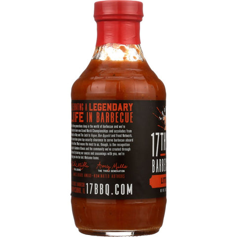 17TH STREET BARBECUE: Little Kick Bbq Sauce, 18 oz