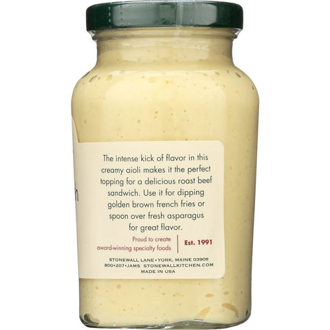 STONEWALL KITCHEN: Horseradish Aioli, 10.25 oz