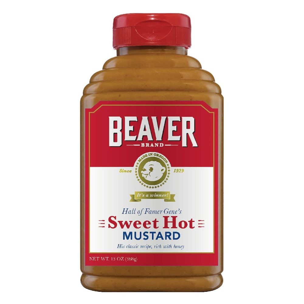 BEAVER: Mustard Sqz Sweet Hot, 13 oz