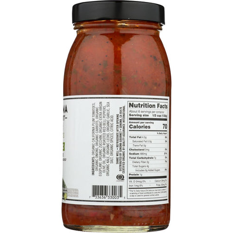 SONOMA GOURMET: Sauce Pasta Roasted Veggies, 25 oz