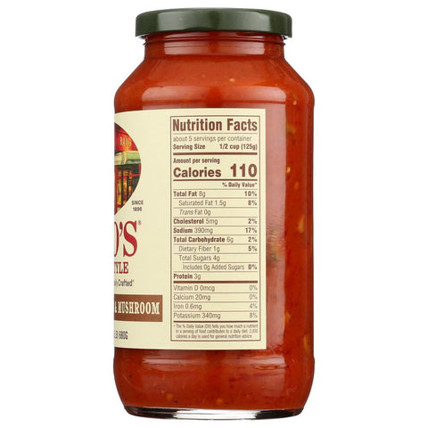 RAOS: Italian Sausage & Mushroom Sauce, 24 oz