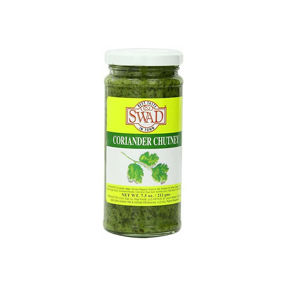 SWAD: Coriander Chutney, 7.5 oz