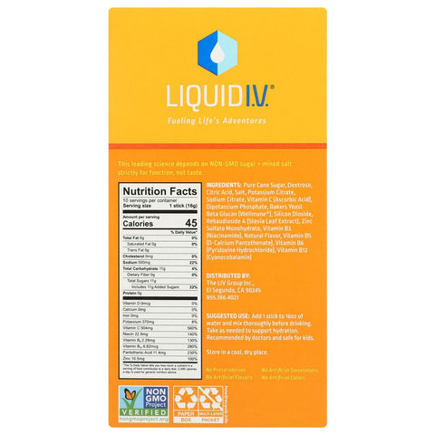 LIQUID IV: Hydration Immune 10Pkt, 5.65 oz