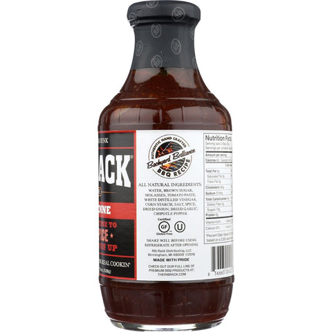 RIB RACK: Hot Cayenne BBQ Sauce, 19 oz