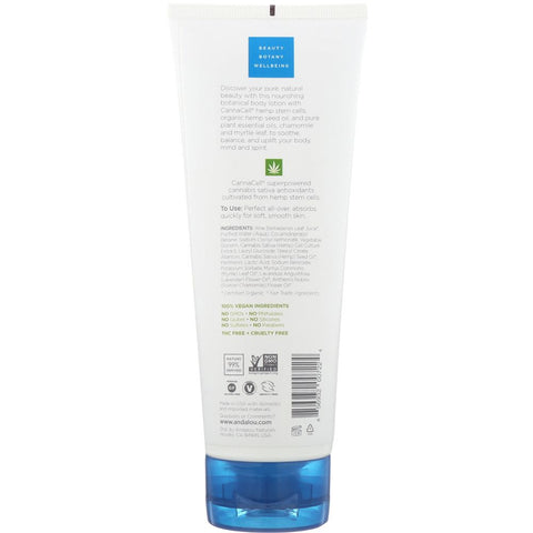 ANDALOU NATURALS: Harmony Chamomile + Myrtle Leaf Cannacell Botanical Body Lotion, 8 fo