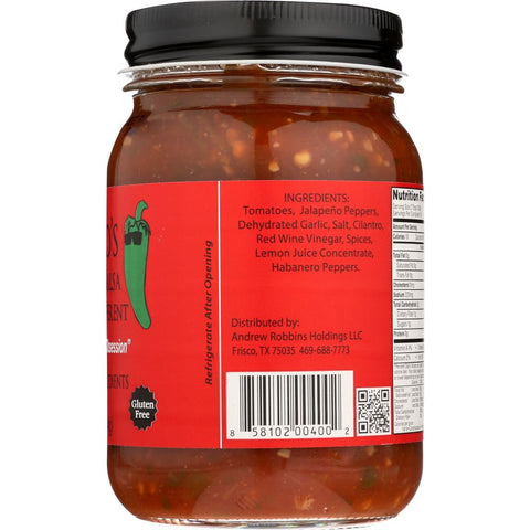 MATEO'S: Gourmet Hot Salsa, 16 Oz