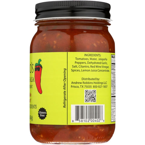 MATEO'S: Gourmet Mild Salsa, 16 Oz