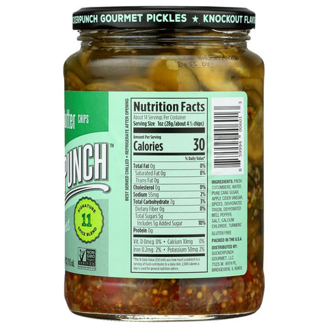 SUCKERPUNCH: Pickles Bread Better Spicy, 24 oz