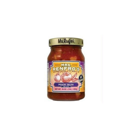 MRS. RENFRO'S: Mild Peach Salsa, 16 oz