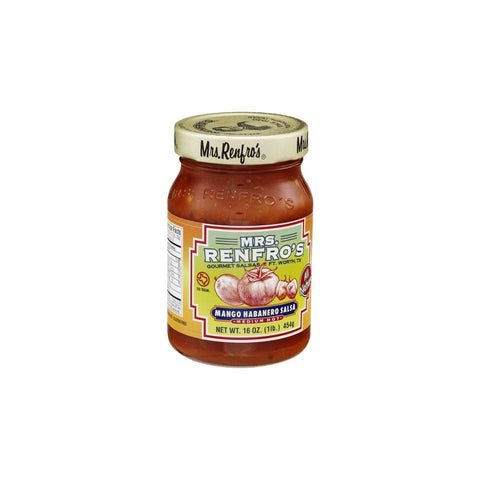 MRS. RENFRO'S: Gourmet Mango Habanero Salsa Medium Hot, 16 oz