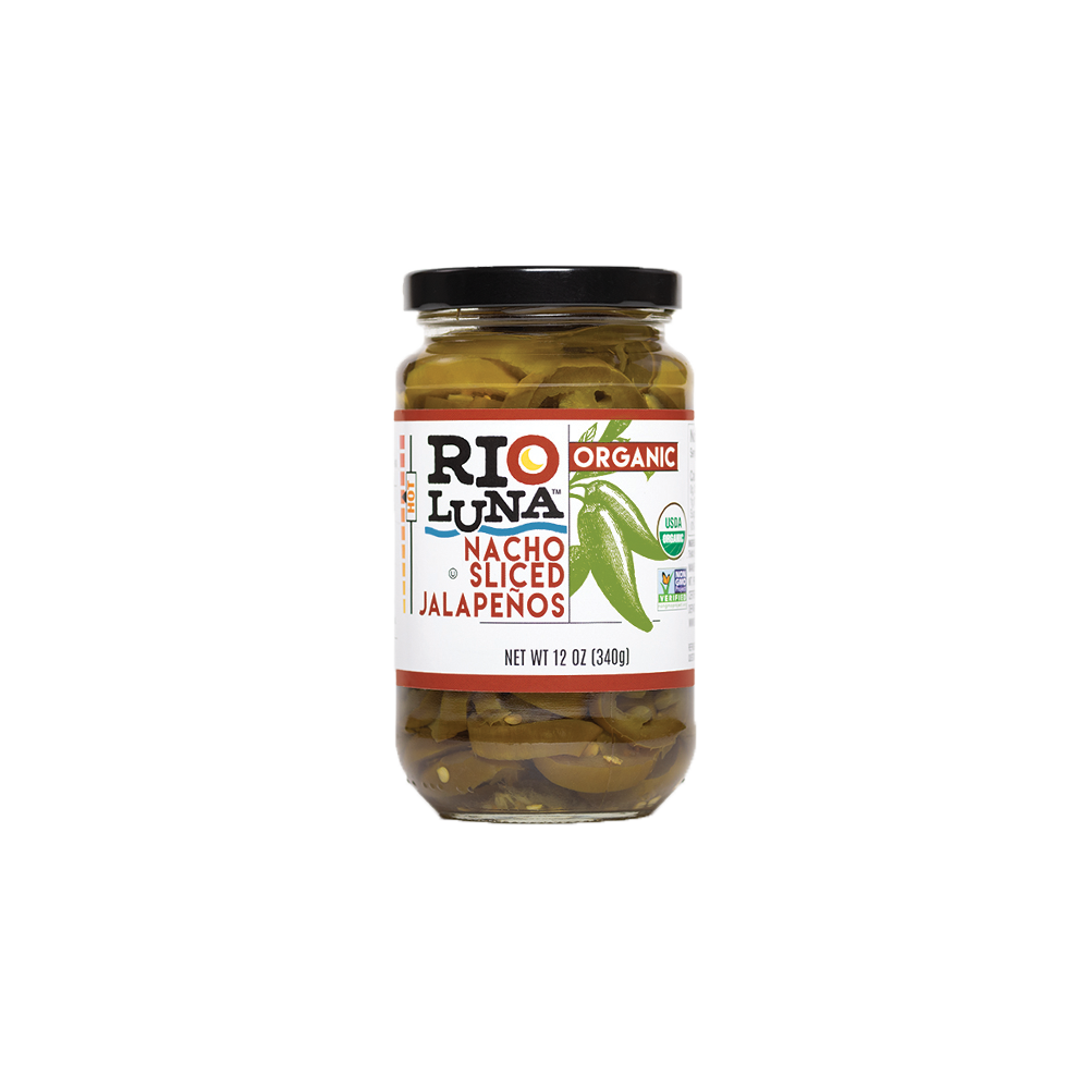 RIO LUNA: Organic Nacho Sliced Jalapenos, 12 oz