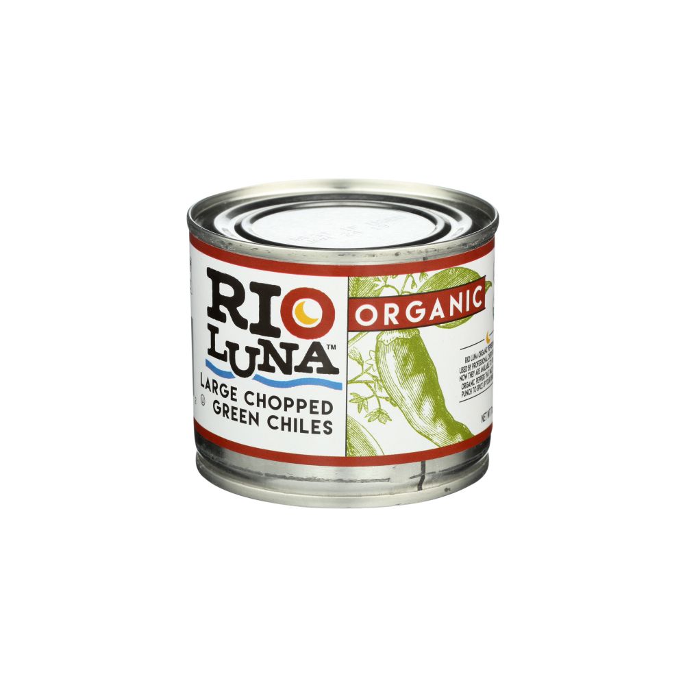 RIO LUNA: Organic Large Chopped Green Chiles, 7 oz