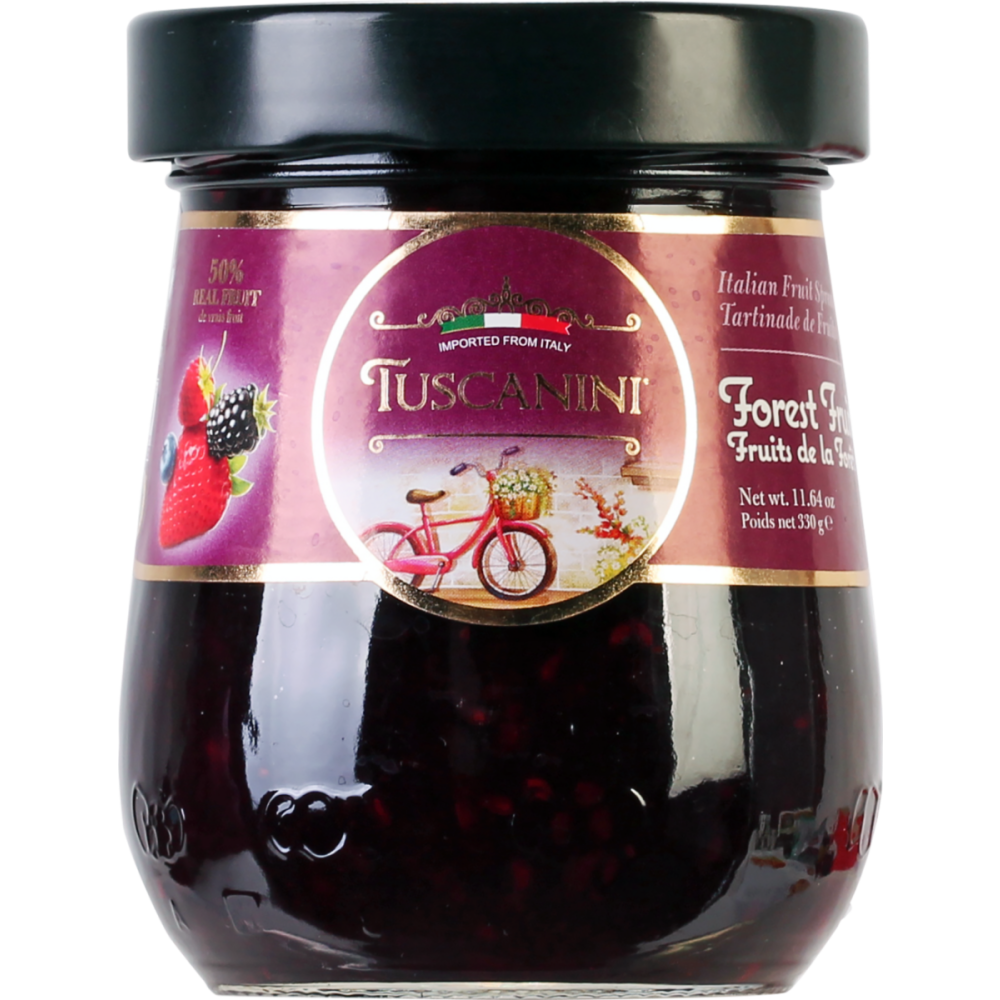 TUSCANINI: Forest Fruits Spread Preserves, 11.64 oz