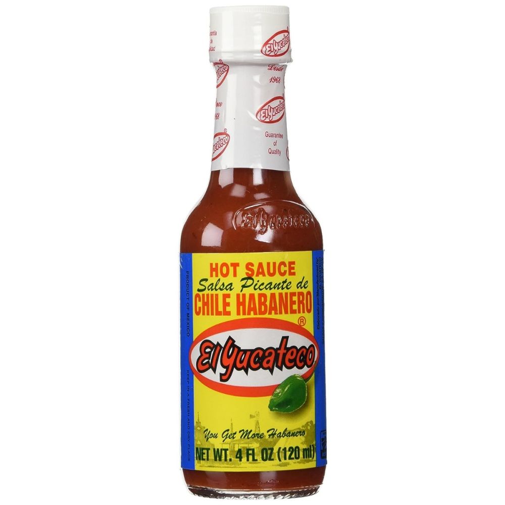 EL YUCATECO: Red Habanero Hot Sauce, 4 oz