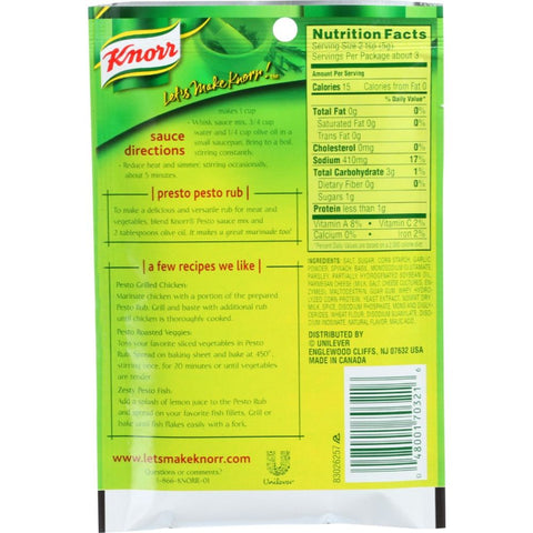 KNORR: Pesto Sauce Mix, 0.5 oz