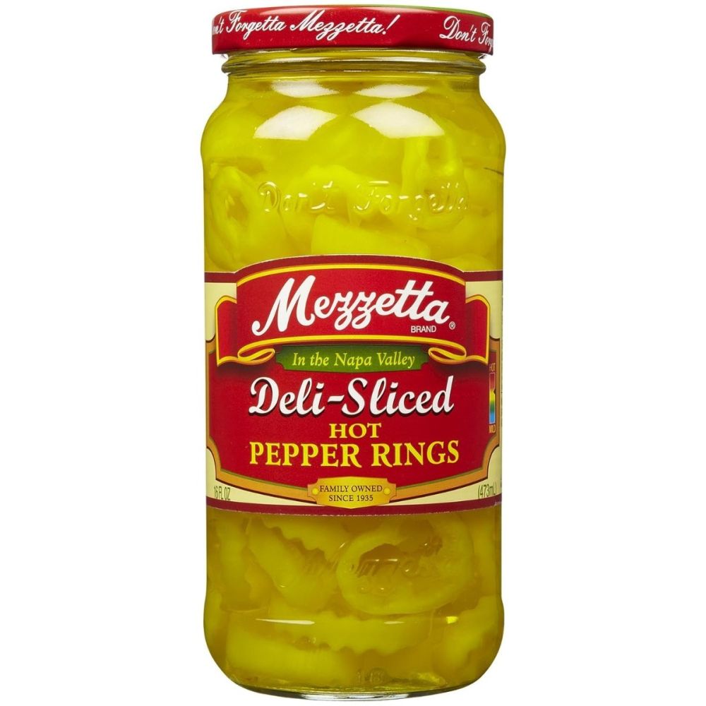 MEZZETTA: Deli Sliced Hot Pepper Rings, 16 oz