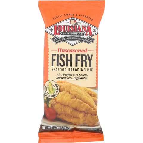 LOUISIANA FISH FRY: All Natural No Salt Fish Fry, 10 oz