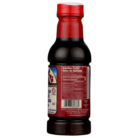 CLAUDES: Barbeque Brisket Marinade Sauce, 16 Oz