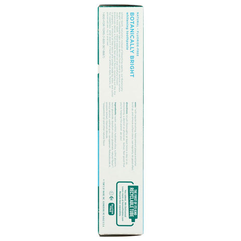 TOM'S OF MAINE: Botanically Bright Whitening Toothpaste Peppermint, 4.7 oz