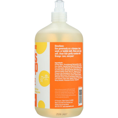 EO PRODUCTS: Everyone for Kids 3-in-1 Orange Squeeze Soap, 32 oz