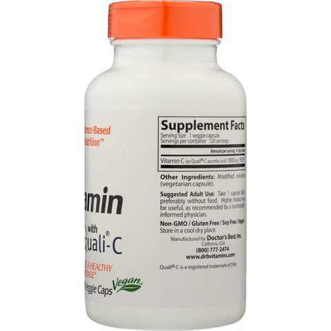 DOCTORS BEST: Vitamin C With Qc 1000Mg, 120 vc