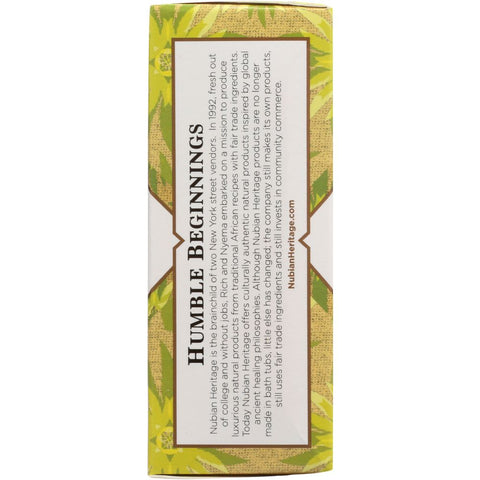 NUBIAN HERITAGE: Bar Soap Indian Hemp and Haitian Vetiver Soap w/ Neem, Oil 5 oz