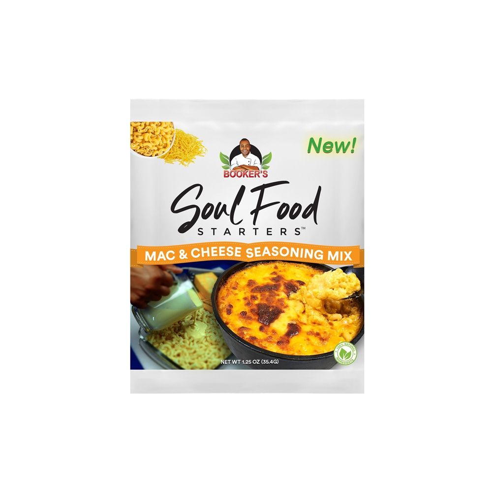 BOOKERS SOUL FOOD STARTERS: Mac Cheese Seas Mix, 1.25 oz