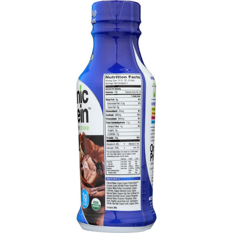 ORGAIN: Ready to Drink Creamy Chocolate Shake, 14 oz