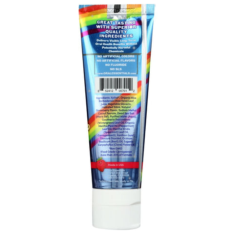 LUMINEUX: Toothpaste Kids Strawberry, 3.75 oz