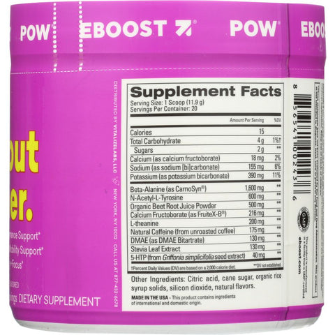 EBOOST: Pow Berry Melon, 8.4 oz