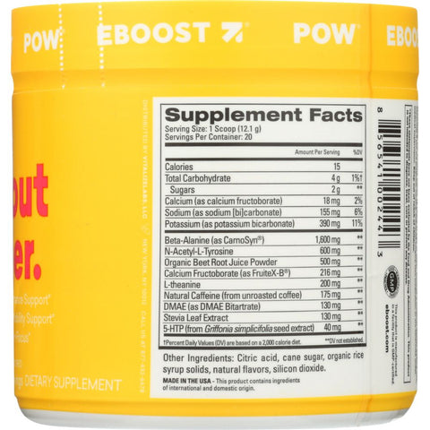 EBOOST: Pow Tropical Punch, 8.5 oz