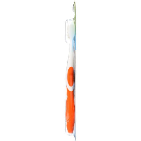 MOUTH WATCHERS: Toothbrush Adult Manual Orange, 1 ea