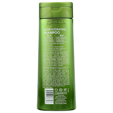 GIOVANNI COSMETICS: Hemp Hydrating Shampoo, 8.5 oz