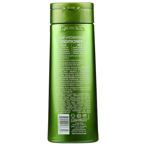 GIOVANNI COSMETICS: Hemp Hydrating Conditioner, 8.5 oz