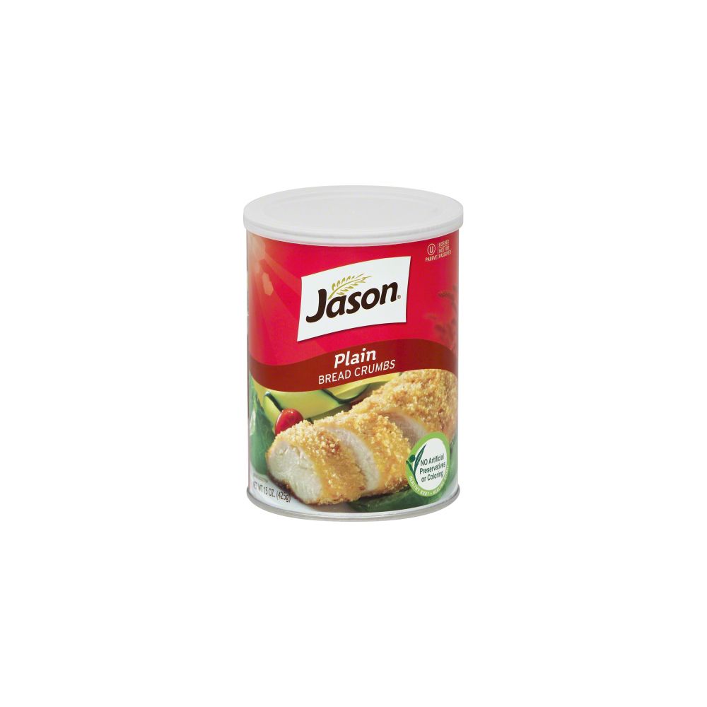 JASON: Bread Crumbs Plain, 15 oz