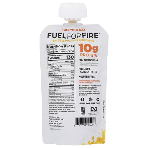 FUEL FOR FIRE: Tropical Fruit Smoothie, 4.5 oz